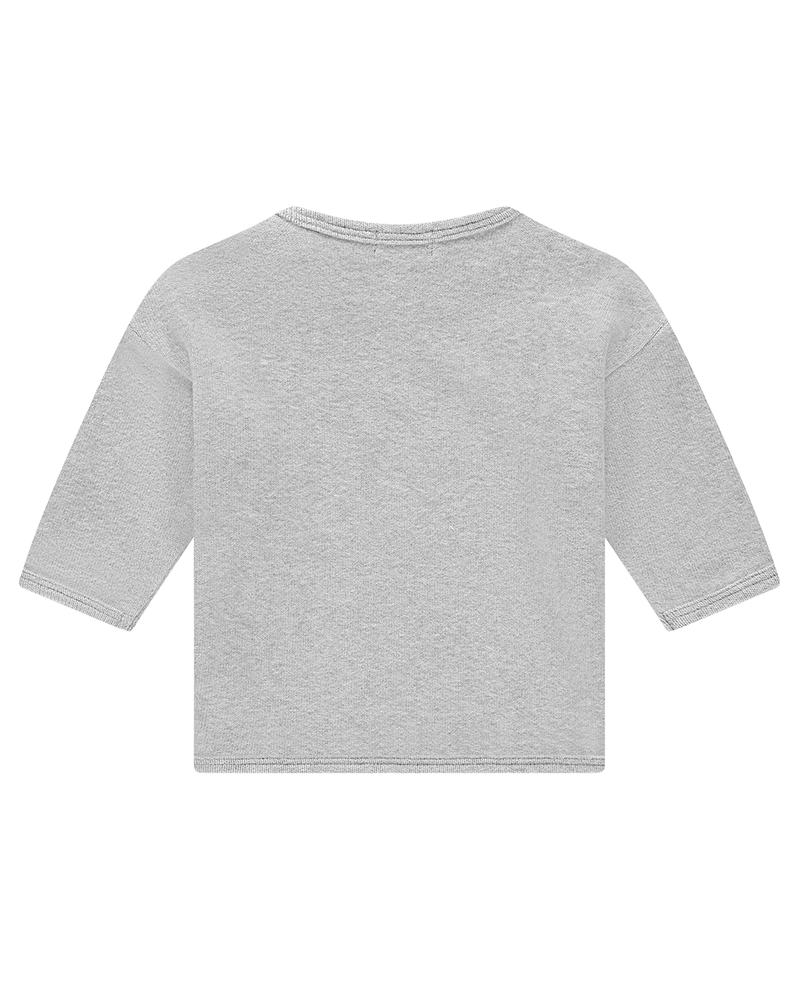 baby sweat grey melange Grijs baby sweat grey melange Grijs