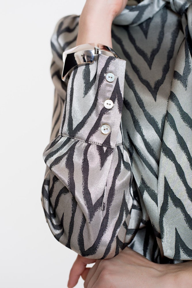 Blouse animal silver Zilver Blouse animal silver Zilver