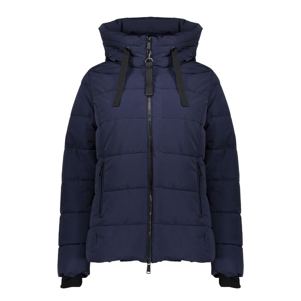 Jacket with hood short Blauw Jacket with hood short Blauw