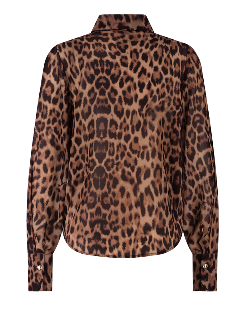 Leopard Blouse Bruin 1 Leopard Blouse Bruin 1