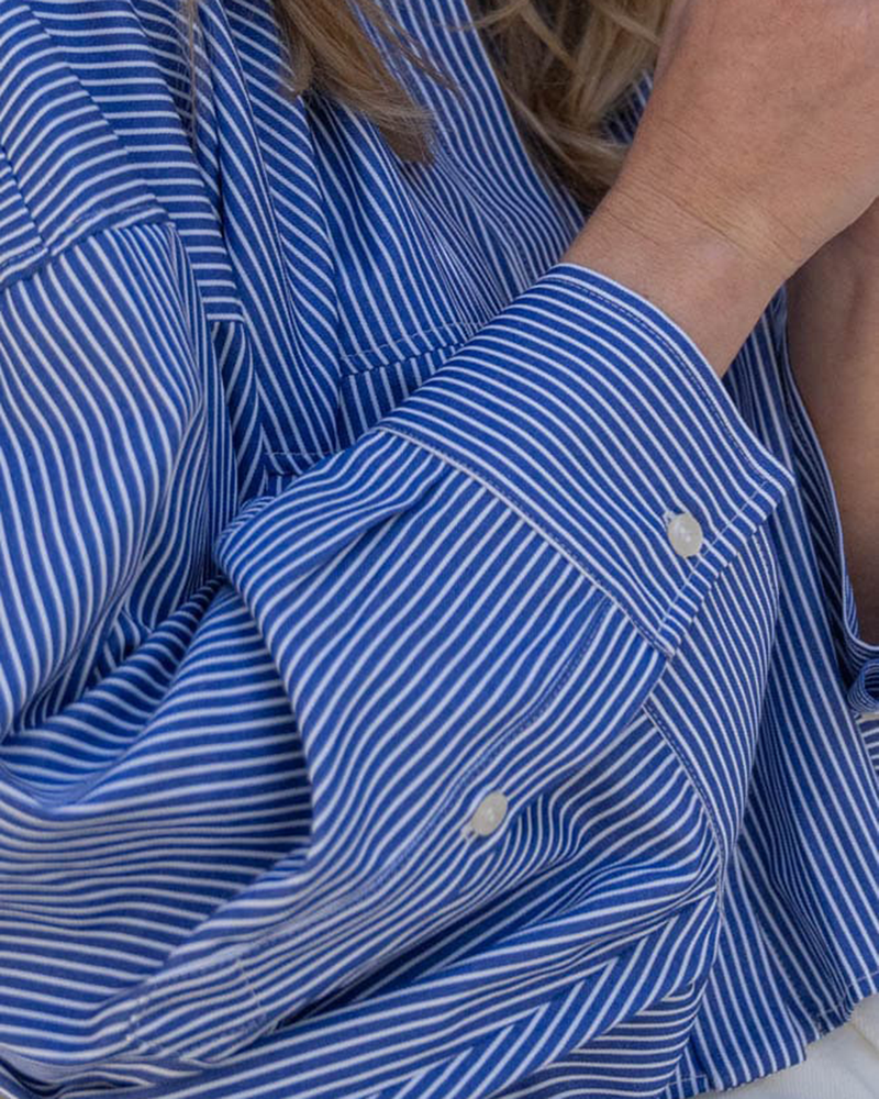 Annabeth Blouse SN Blauw Annabeth Blouse SN Blauw