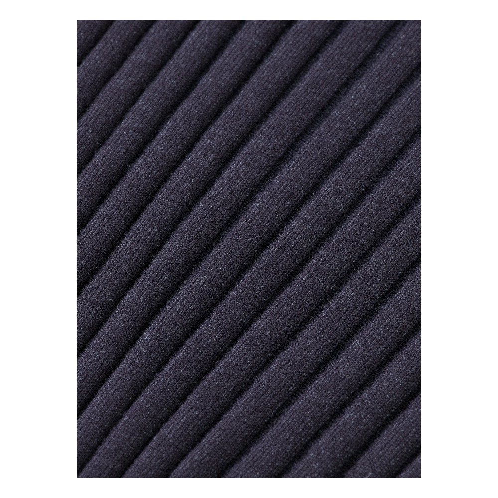 Rolled neck viscose rib slim fit long sleeve pullover flair Donker Blauw Rolled neck viscose rib slim fit long sleeve pullover flair Donker Blauw