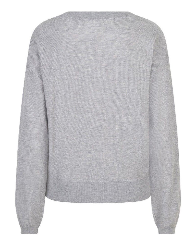 Sweater l/slve twist Grijs Sweater l/slve twist Grijs