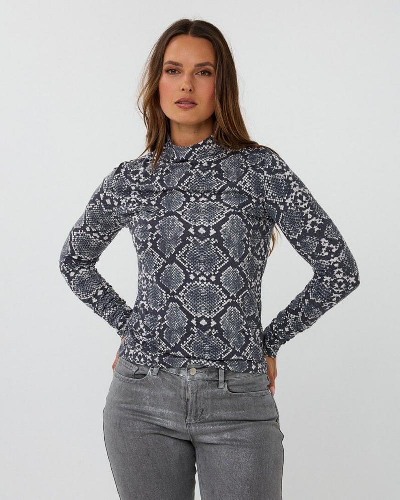 Top gathering City Snake SJ Grijs Top gathering City Snake SJ Grijs