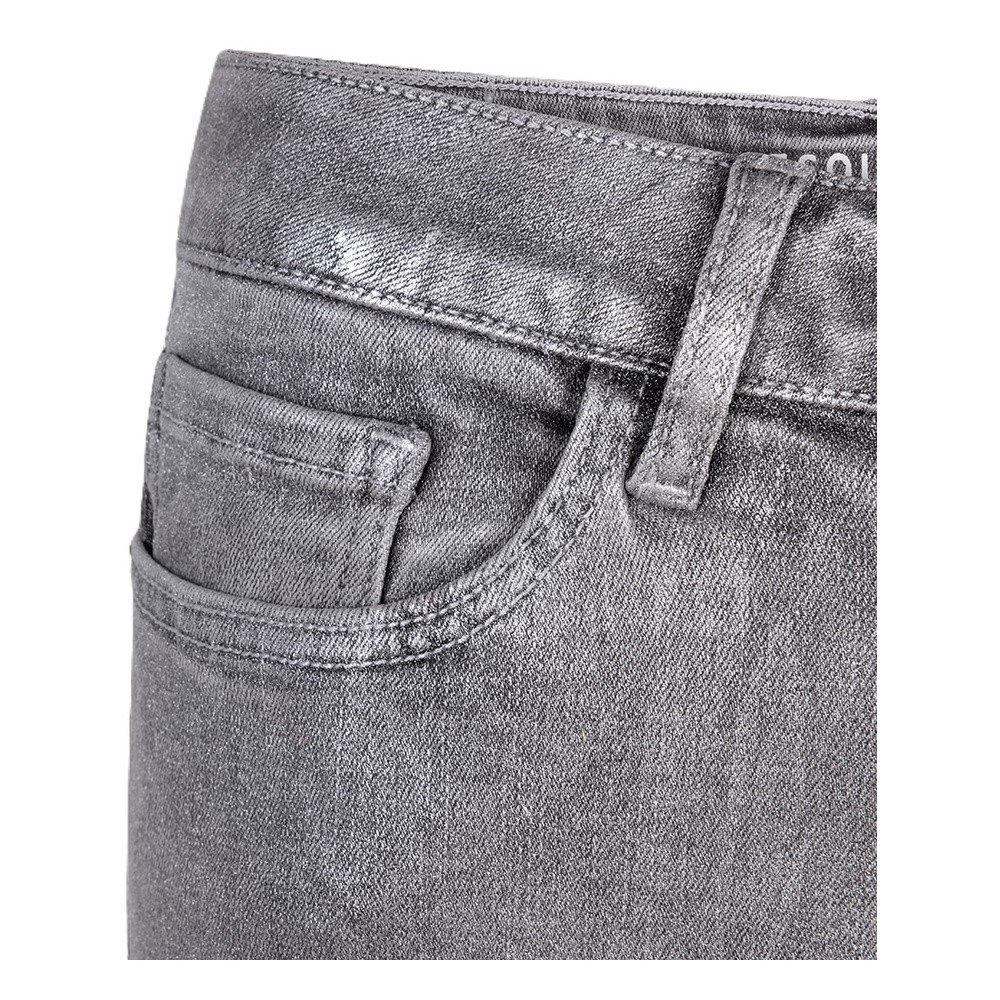 Trousers straight metallic Grijs Trousers straight metallic Grijs