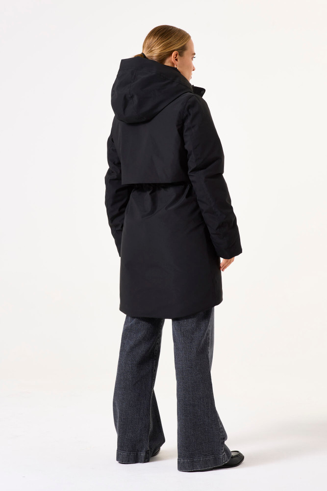 GJ500908 Ladies Outdoor Jacket Zwart 1 GJ500908 Ladies Outdoor Jacket Zwart 1