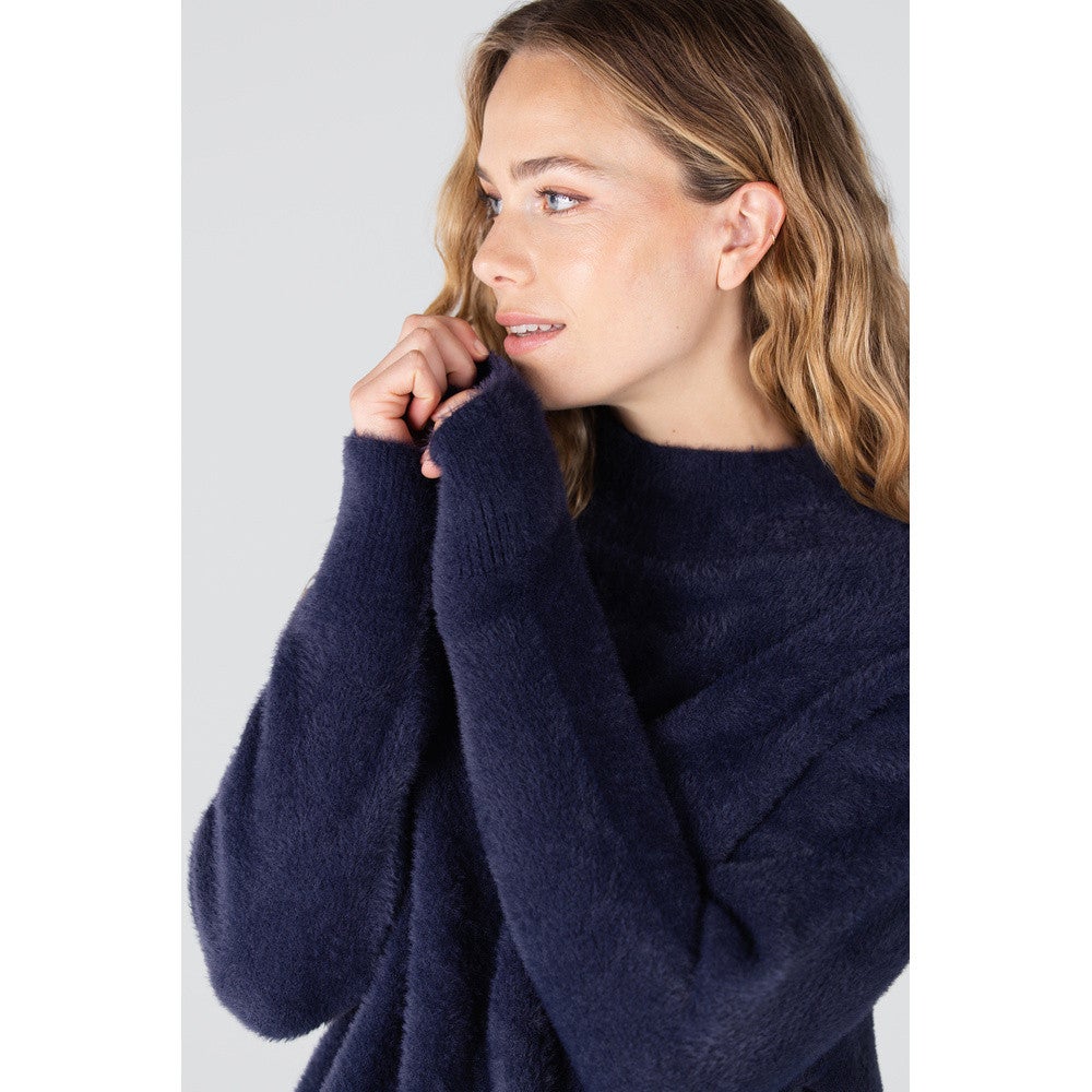 CALLA TRUI P 155 turtle neck Blauw CALLA TRUI P 155 turtle neck Blauw