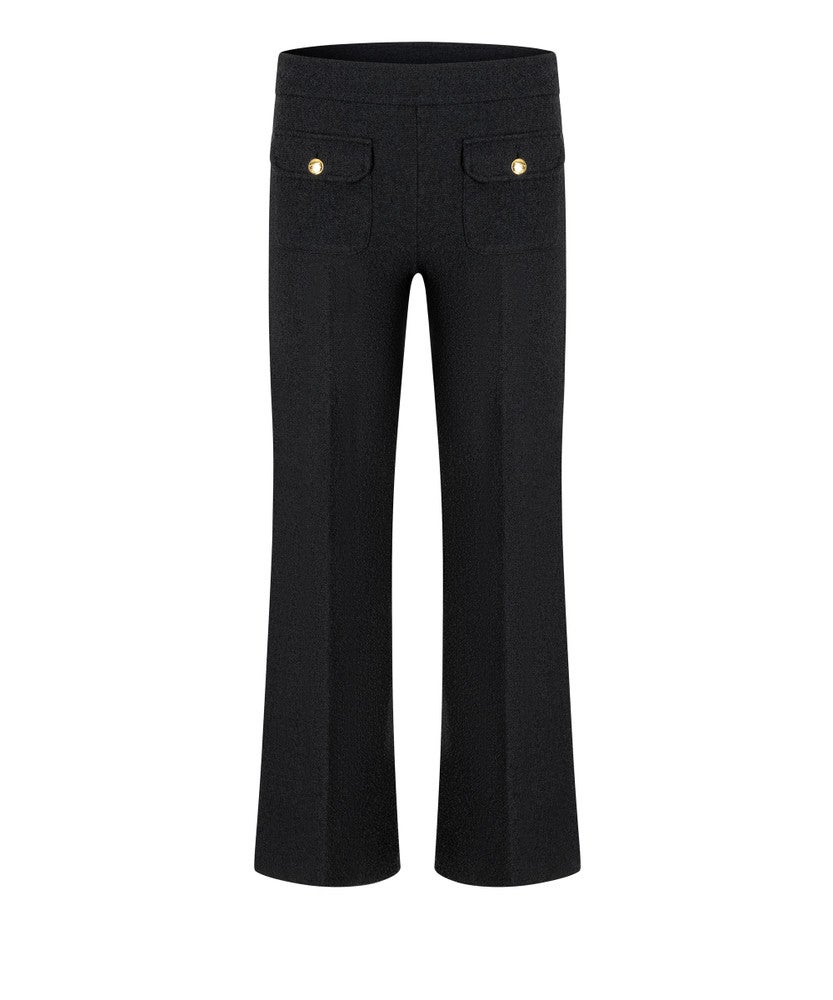 Faith Patched Pocket Pants Zwart 1 Faith Patched Pocket Pants Zwart 1