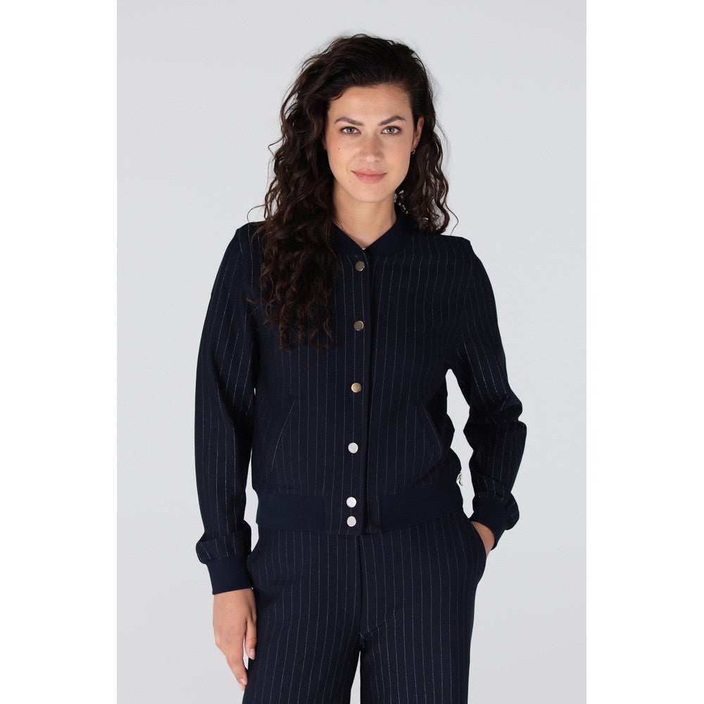 INDIA JASJE HVP 274 bomber pressbuttons Blauw INDIA JASJE HVP 274 bomber pressbuttons Blauw