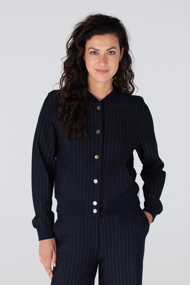 INDIA JASJE HVP 274 bomber pressbuttons Blauw INDIA JASJE HVP 274 bomber pressbuttons Blauw