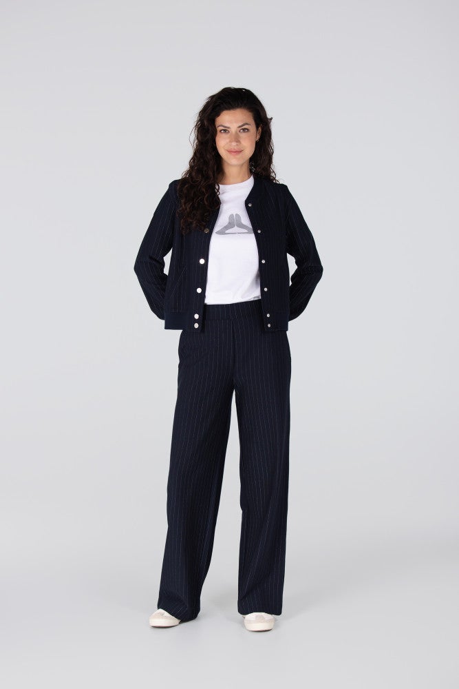 INDIA JASJE HVP 274 bomber pressbuttons Blauw INDIA JASJE HVP 274 bomber pressbuttons Blauw