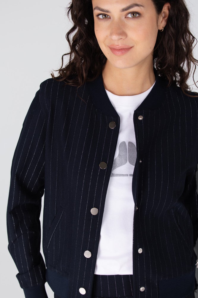 INDIA JASJE HVP 274 bomber pressbuttons Blauw INDIA JASJE HVP 274 bomber pressbuttons Blauw