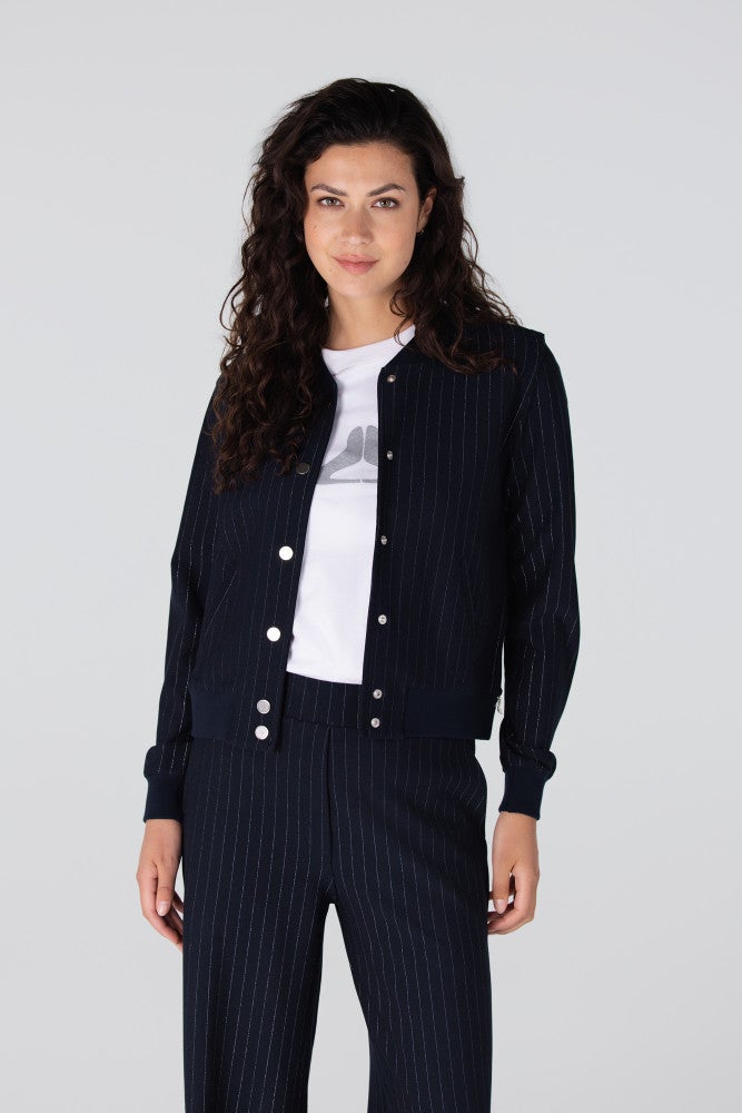 INDIA JASJE HVP 274 bomber pressbuttons Blauw INDIA JASJE HVP 274 bomber pressbuttons Blauw