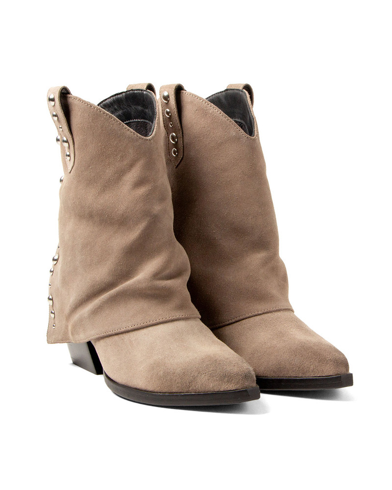 LA85740fango / Yara sleeve boots studs Grijs LA85740fango / Yara sleeve boots studs Grijs