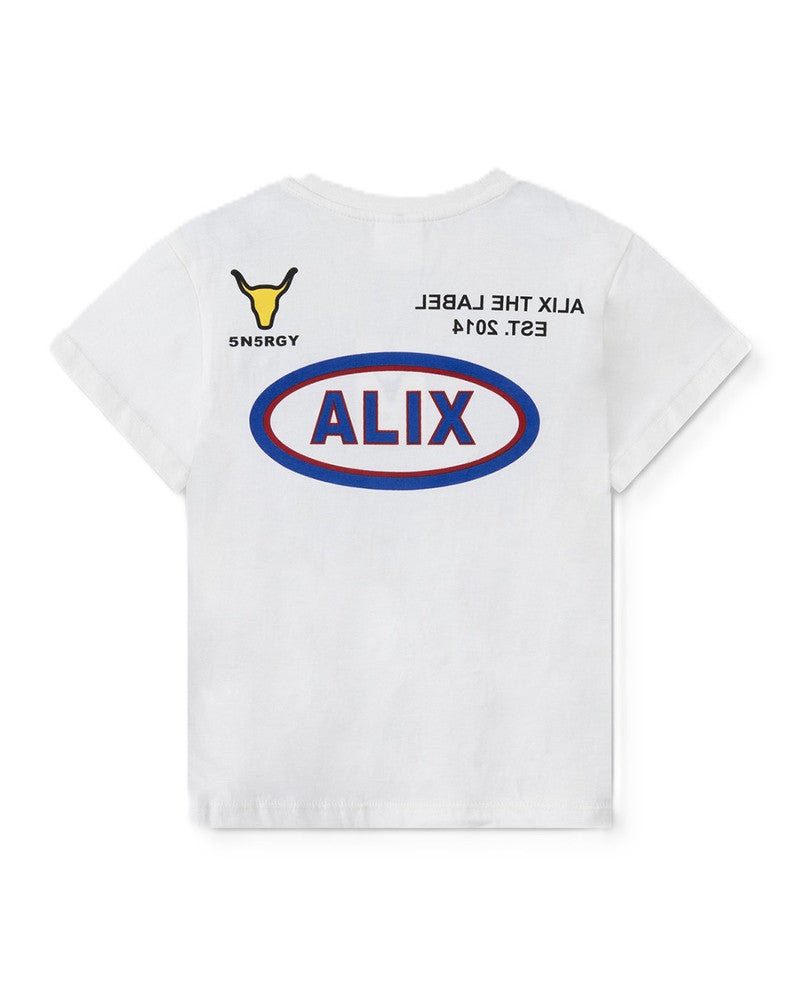 kids knitted sports artwork t-shirt Off White kids knitted sports artwork t-shirt Off White