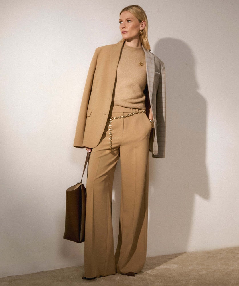 KYRIE mid-rise wide leg trousers Camel KYRIE mid-rise wide leg trousers Camel