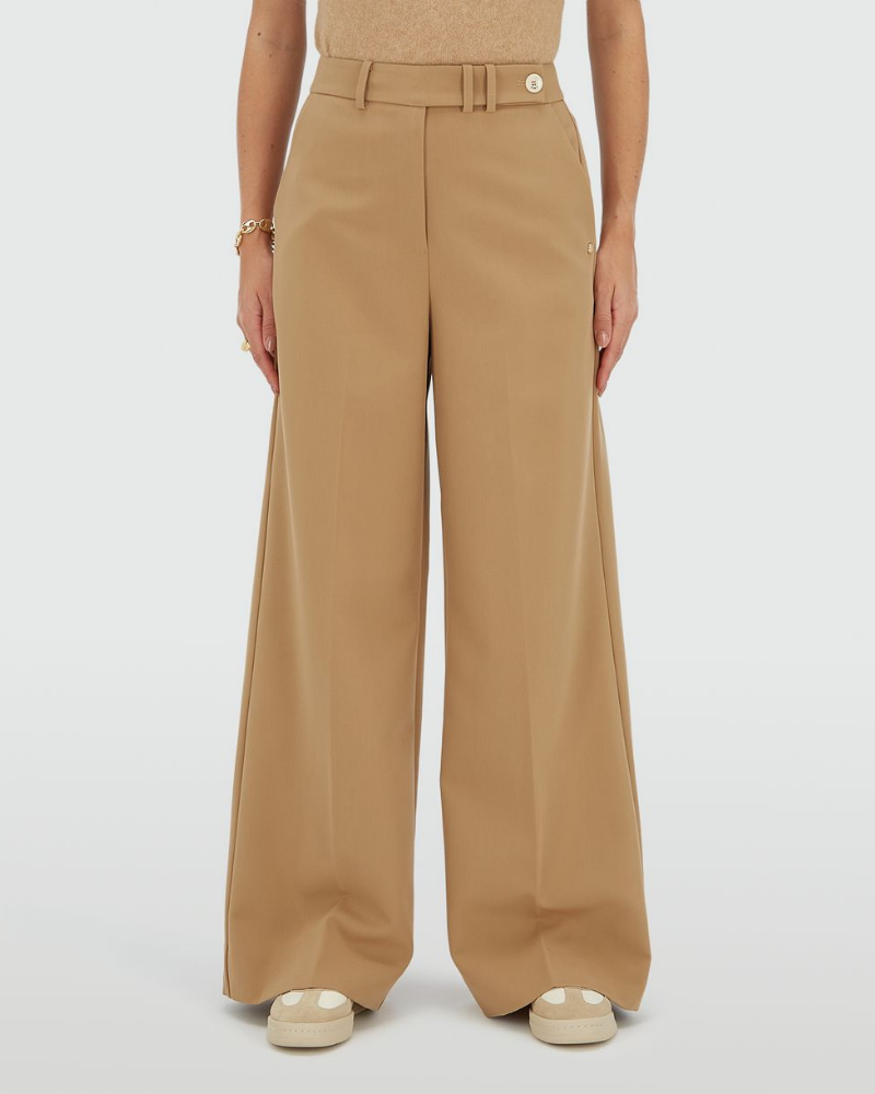KYRIE mid-rise wide leg trousers Camel KYRIE mid-rise wide leg trousers Camel