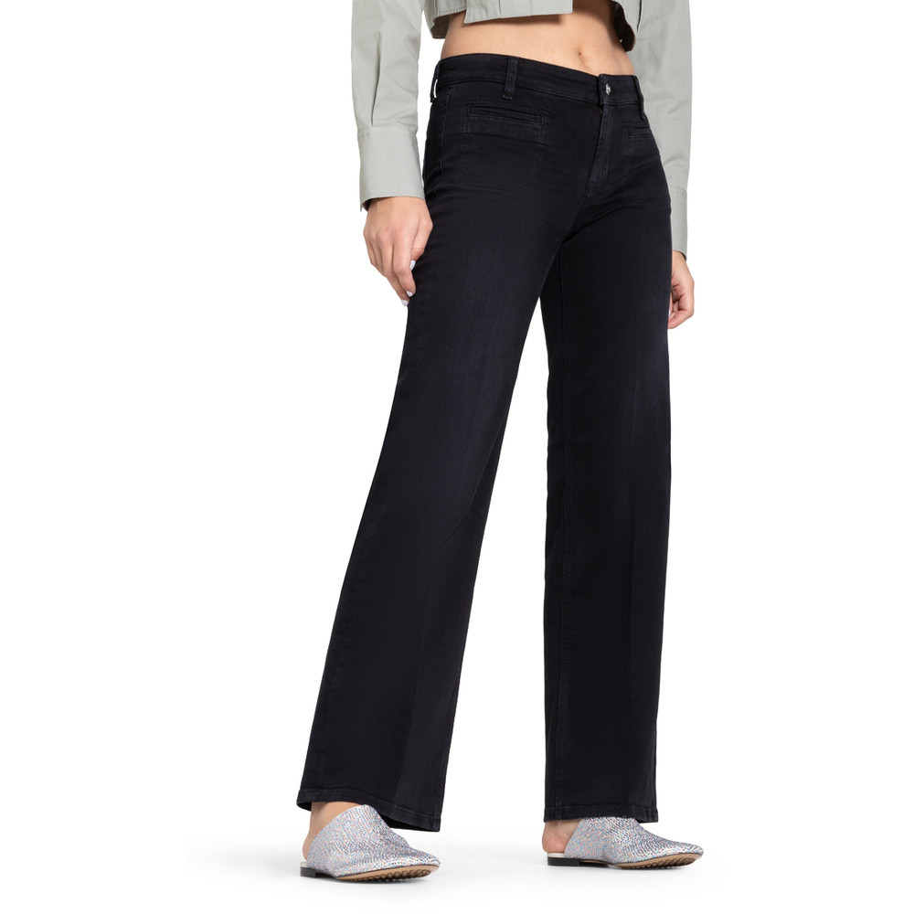 Tess Straight Jeans Zwart 1 Tess Straight Jeans Zwart 1