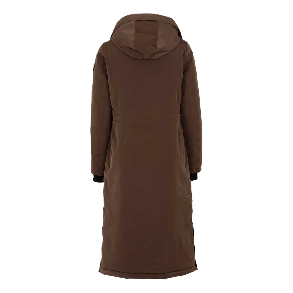 Lange waterdichte Parka-jas Camel Lange waterdichte Parka-jas Camel