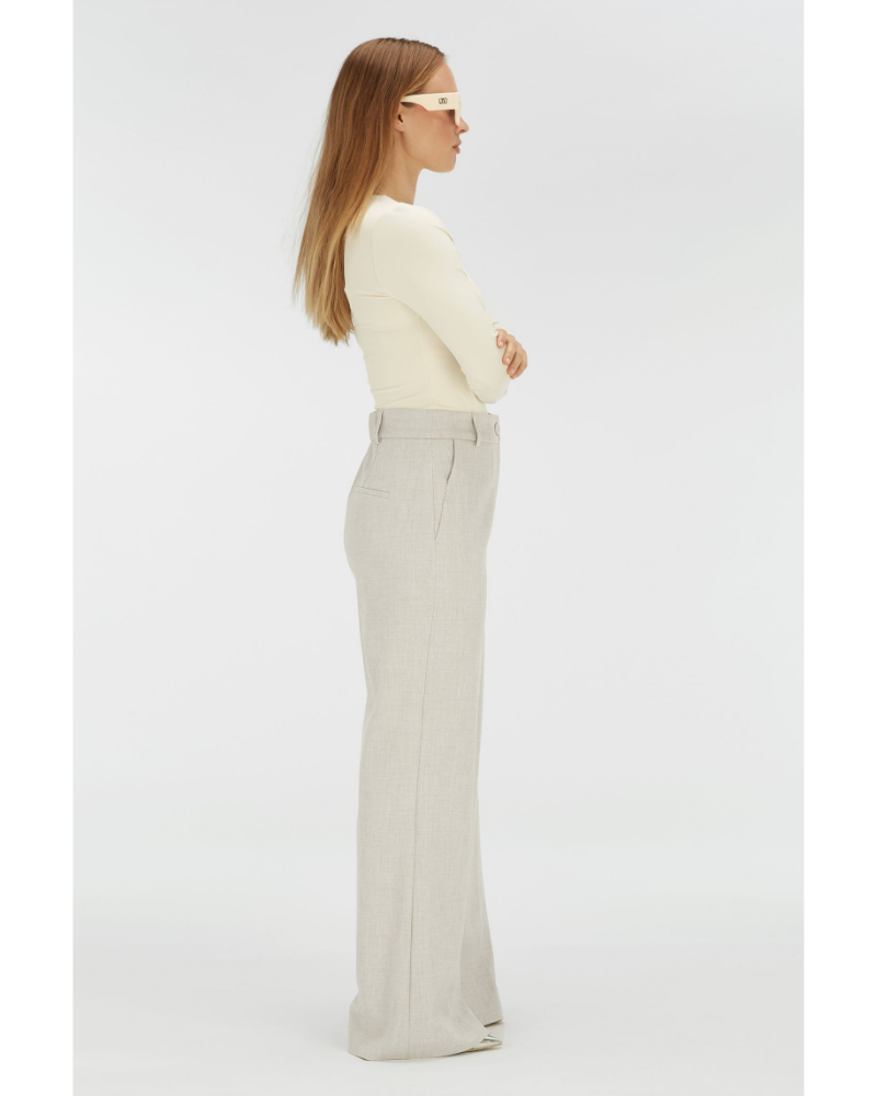 JV KATE high rise wide leg pants Grijs JV KATE high rise wide leg pants Grijs