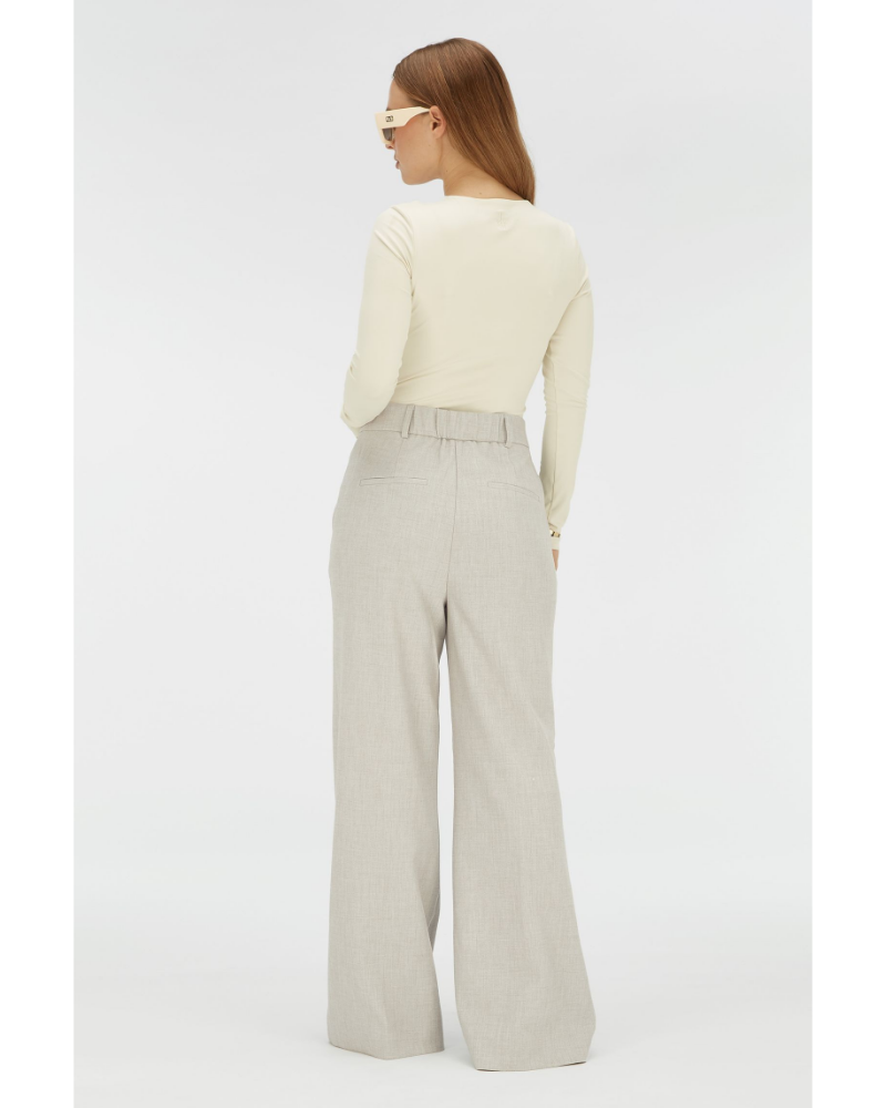 JV KATE high rise wide leg pants Grijs JV KATE high rise wide leg pants Grijs