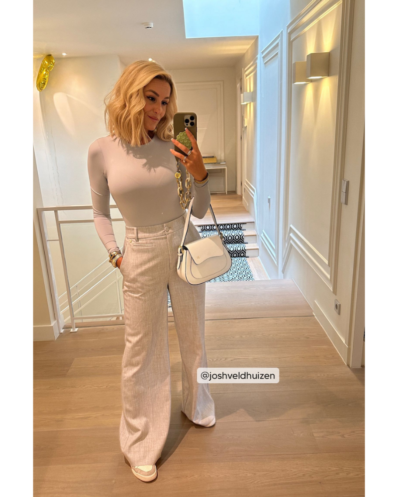 JV KATE high rise wide leg pants Grijs JV KATE high rise wide leg pants Grijs