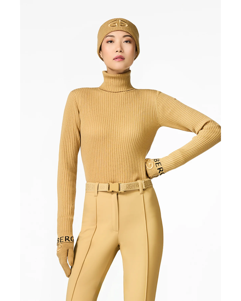 MIRA long sleeve knit sweater Beige MIRA long sleeve knit sweater Beige