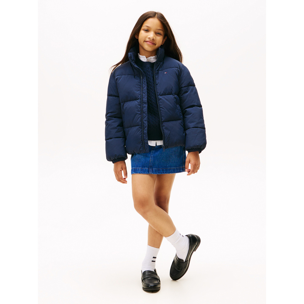 Flag Puffer Jacket Backflag Donker Blauw Flag Puffer Jacket Backflag Donker Blauw