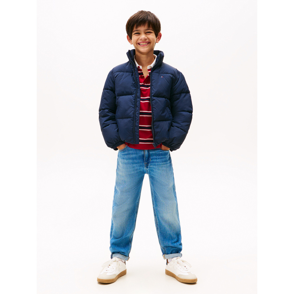 Flag Puffer Jacket Backflag Donker Blauw Flag Puffer Jacket Backflag Donker Blauw