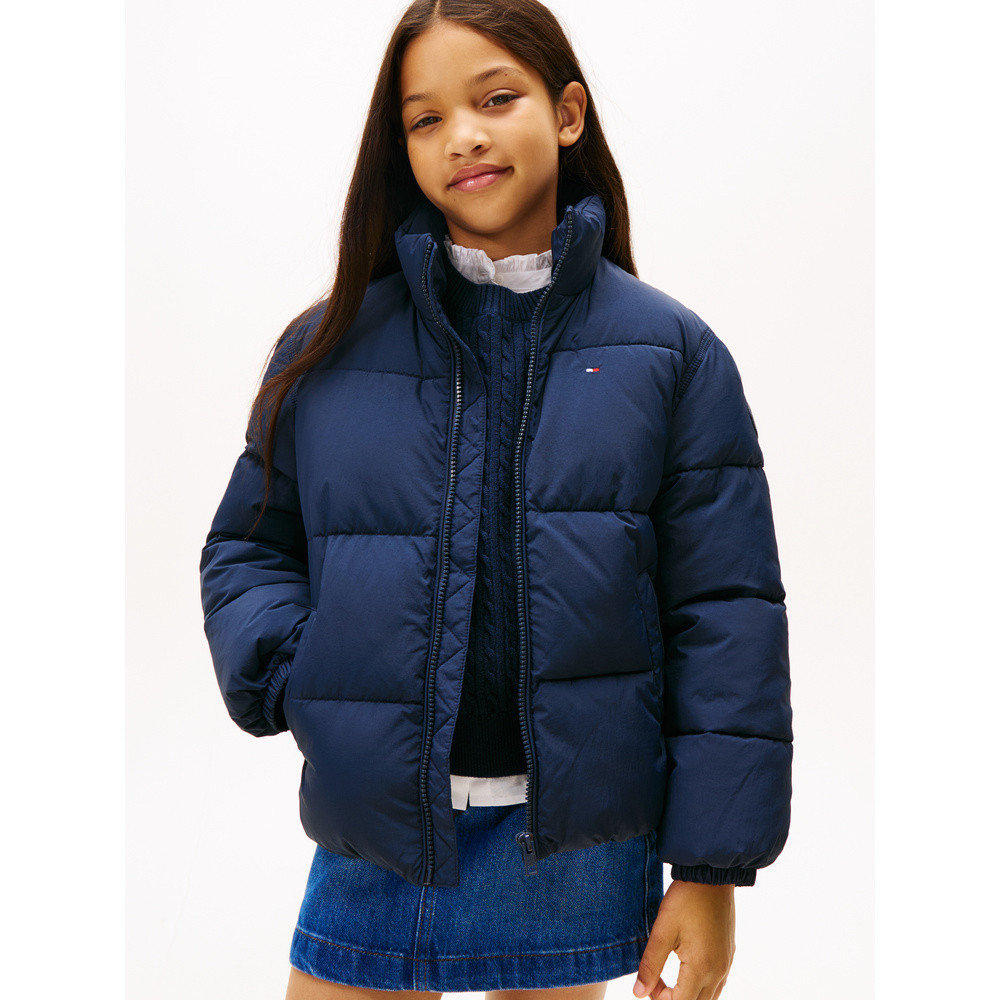 Flag Puffer Jacket Backflag Donker Blauw Flag Puffer Jacket Backflag Donker Blauw