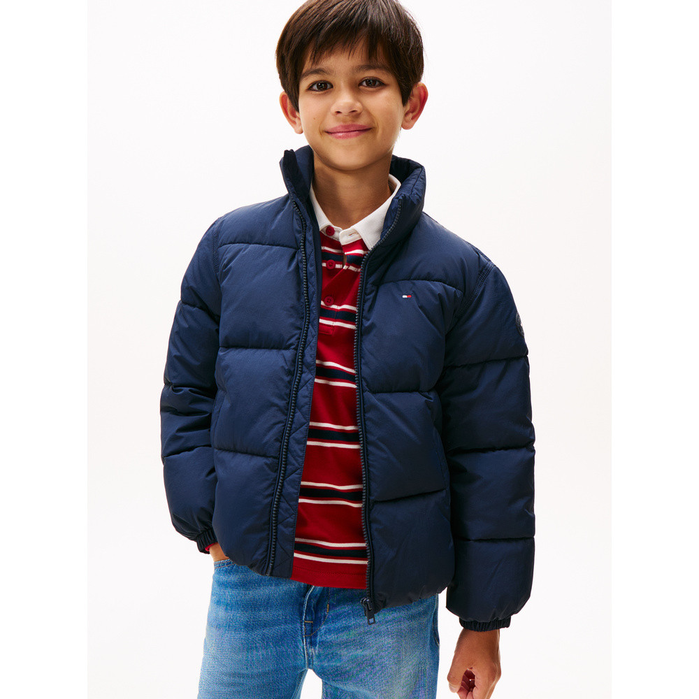 Flag Puffer Jacket Backflag Donker Blauw Flag Puffer Jacket Backflag Donker Blauw