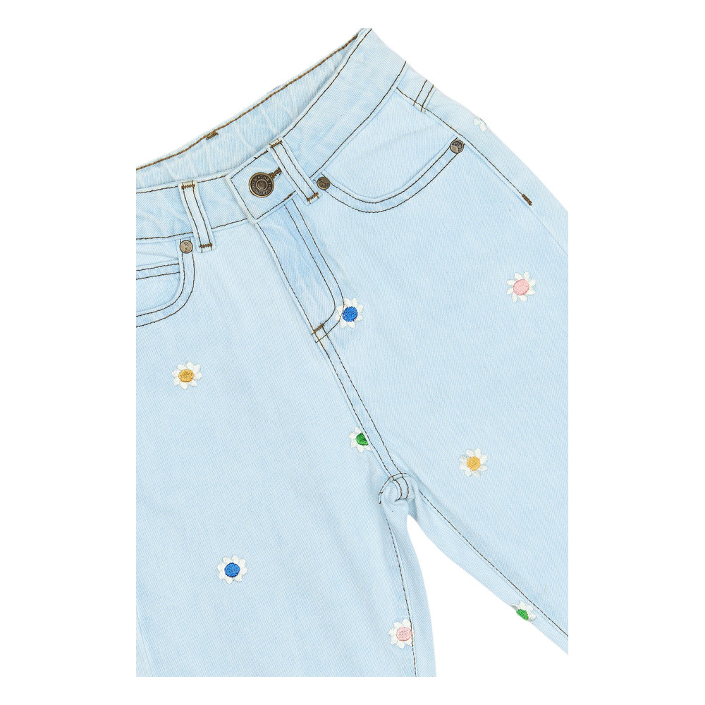 Porscha Mom Fit Jeans Daisy Embro Licht Blauw Porscha Mom Fit Jeans Daisy Embro Licht Blauw