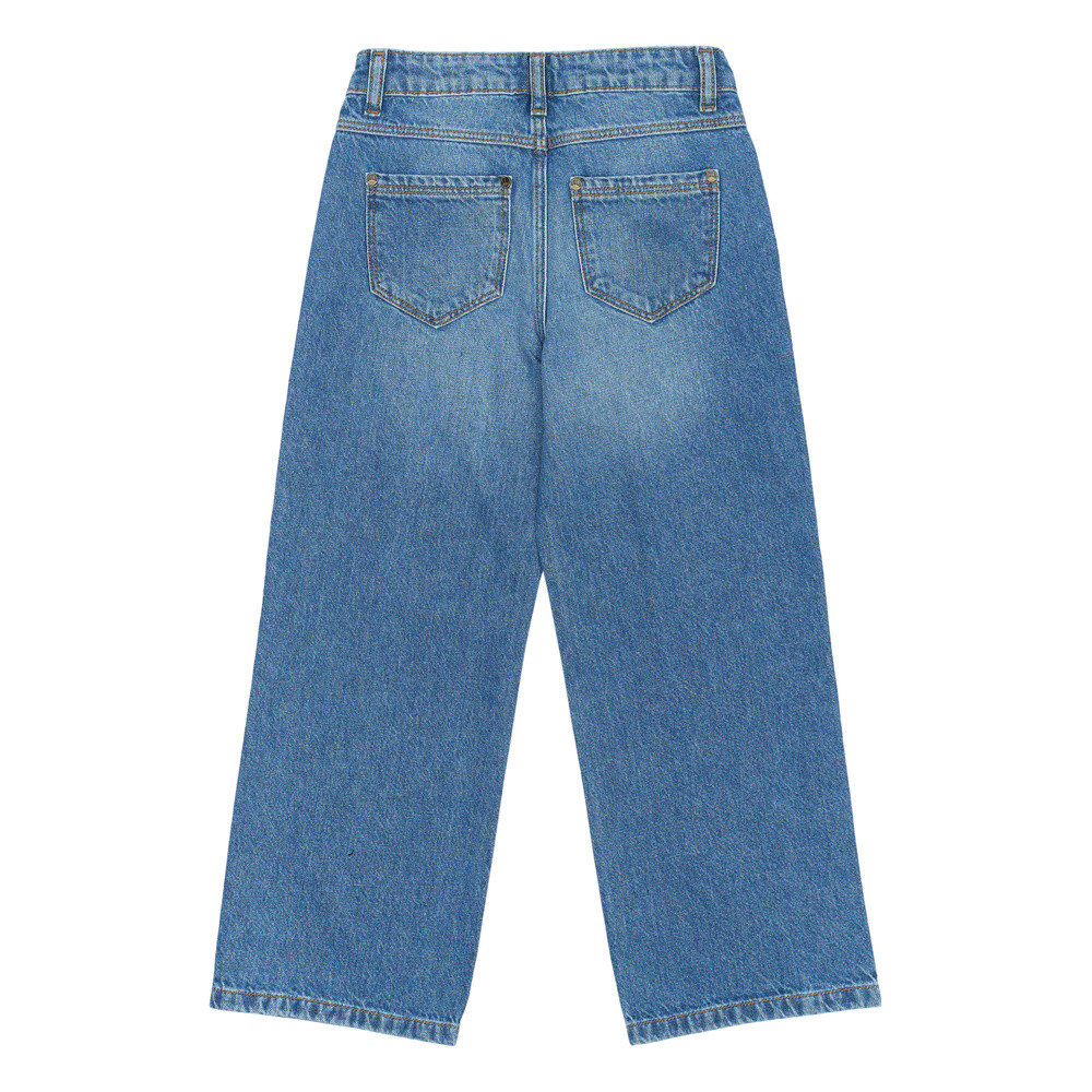 Purity Wide Jeans Smiley Blauw Purity Wide Jeans Smiley Blauw