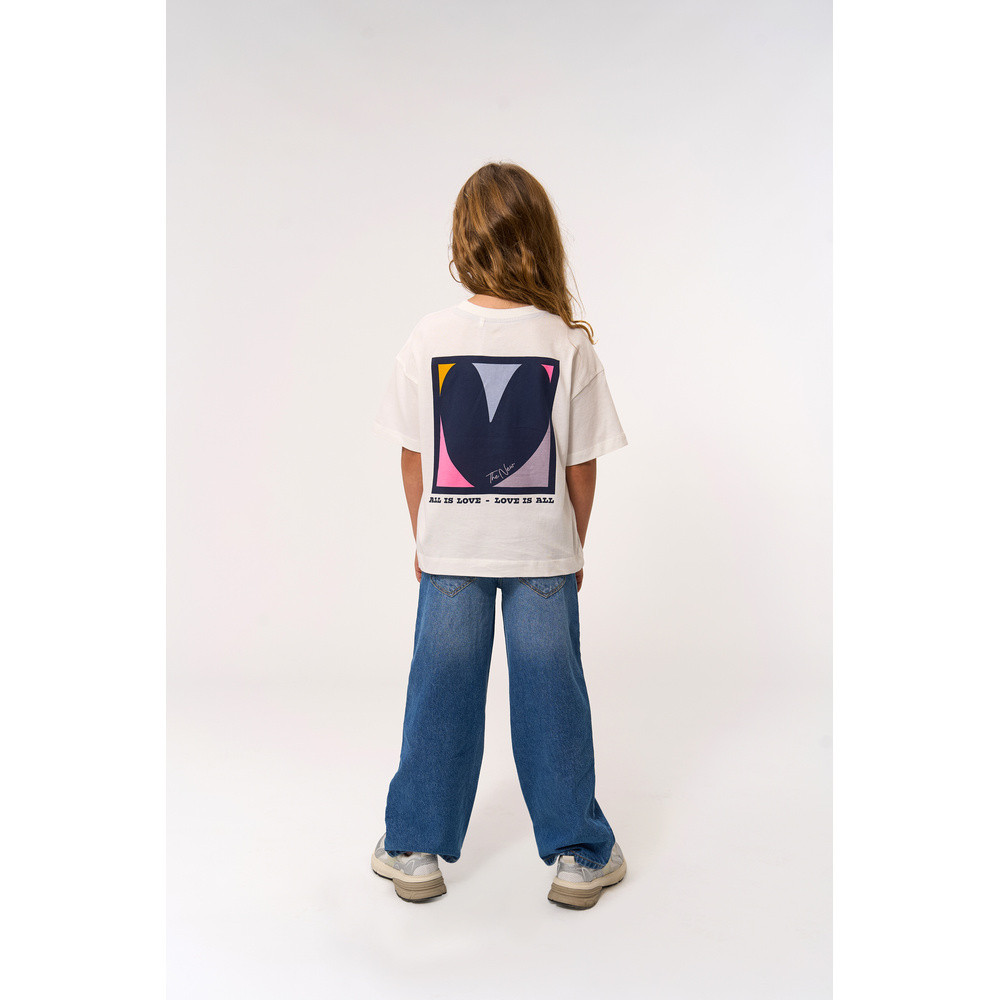 Purity Wide Jeans Smiley Blauw Purity Wide Jeans Smiley Blauw