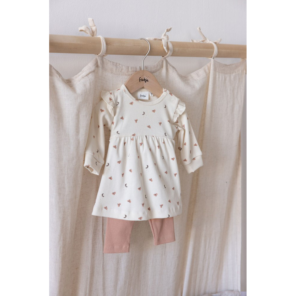 Legging rib - Dancing In The Moonlight Roze Legging rib - Dancing In The Moonlight Roze