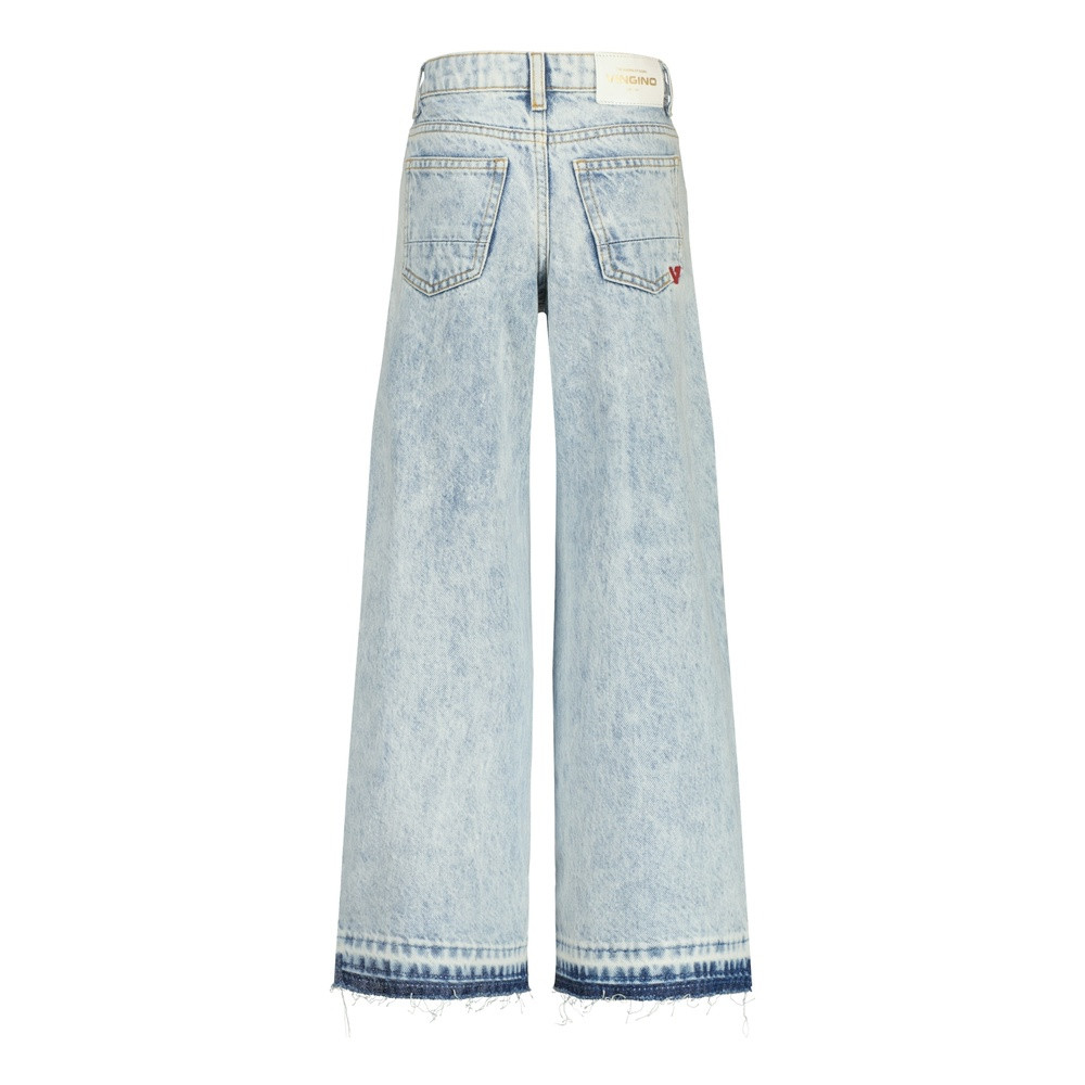 Cassie Seam Jeans Extra Wide Leg Licht Blauw Cassie Seam Jeans Extra Wide Leg Licht Blauw