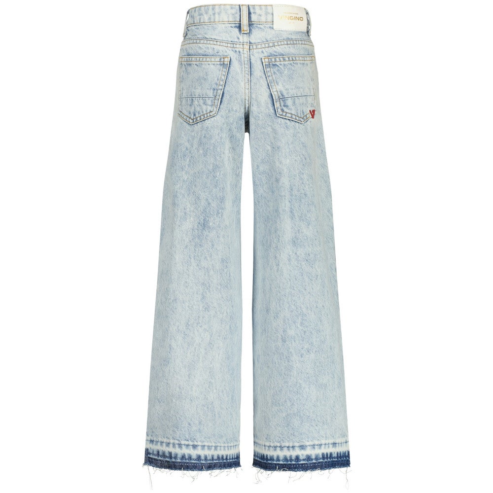 Cassie Seam Jeans Extra Wide Leg Licht Blauw Cassie Seam Jeans Extra Wide Leg Licht Blauw
