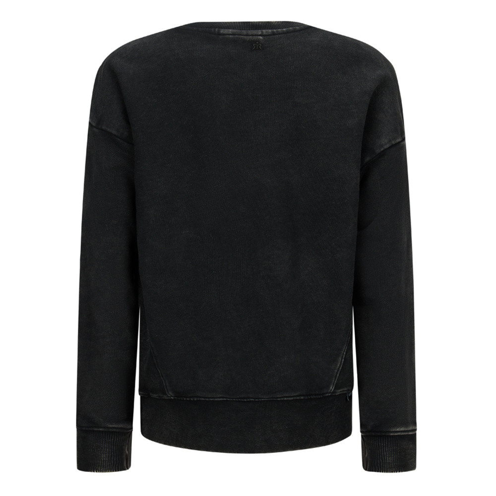 Peter Sweater Washed Zwart 1 Peter Sweater Washed Zwart 1