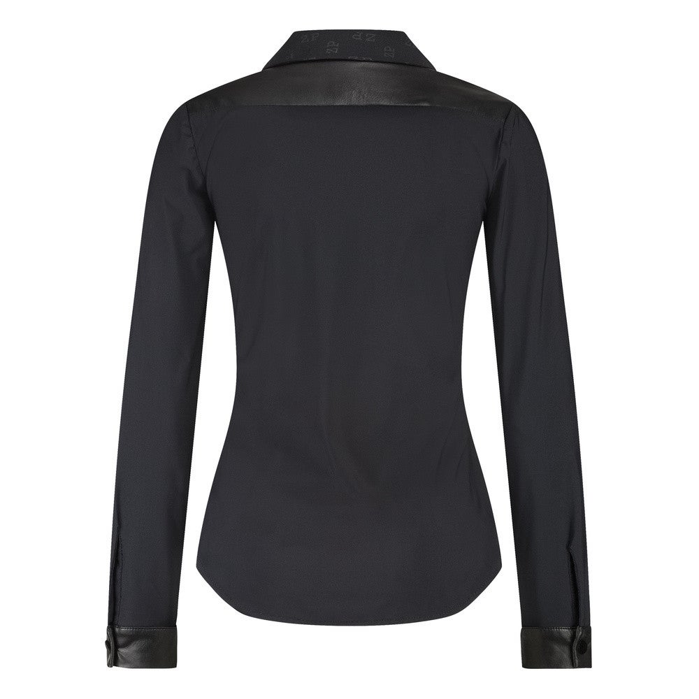 Top V-collar Black/Logo Zwart 1 Top V-collar Black/Logo Zwart 1