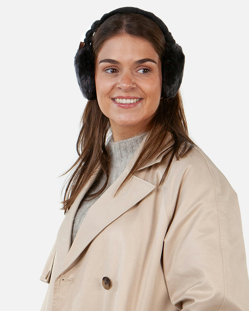 Plush Earmuffs Zwart 1 Plush Earmuffs Zwart 1