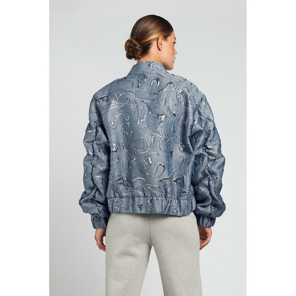 Jacquard Bomber Antraciet Jacquard Bomber Antraciet
