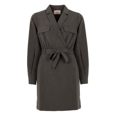 Dress Doraline Melange Grijs Dress Doraline Melange Grijs