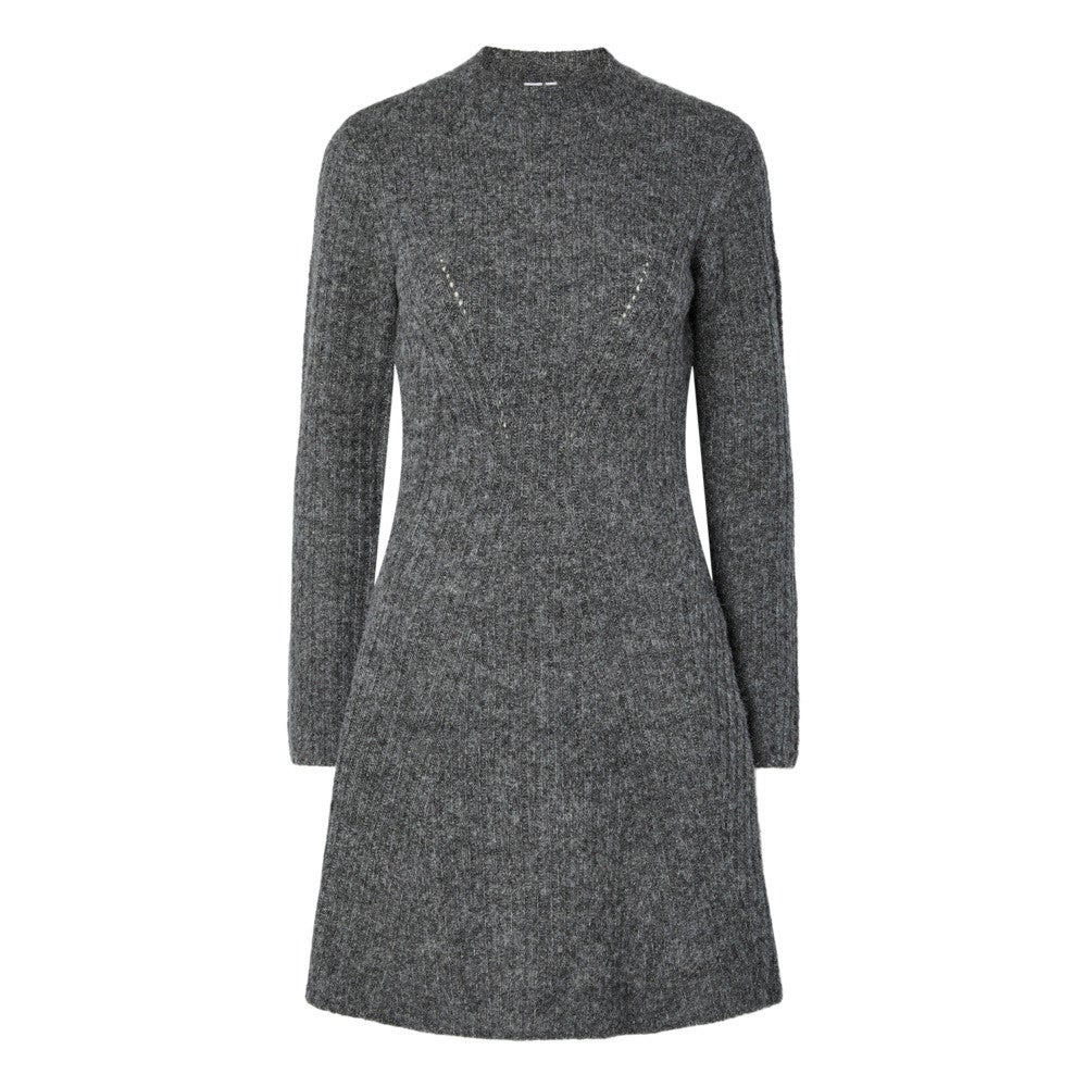 YASDOLLY LS KNIT DRESS S. NOOS Grijs YASDOLLY LS KNIT DRESS S. NOOS Grijs