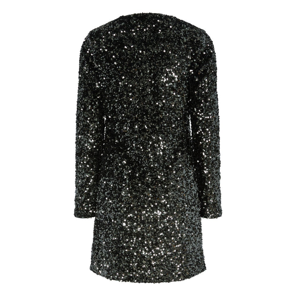 YASELLE LS WRAP DRESS - SHOW Zwart 1 YASELLE LS WRAP DRESS - SHOW Zwart 1