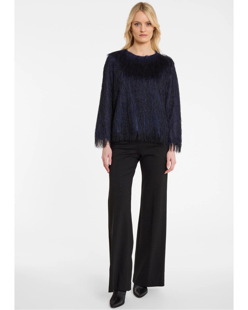 Franjes Top Abiara Donker Blauw Franjes Top Abiara Donker Blauw