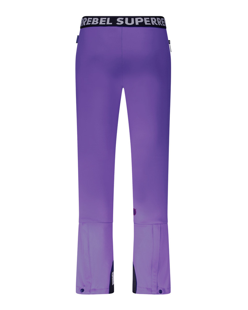 SPEAK Ski trousers soft shell 4 way stretch Paars  SPEAK Ski trousers soft shell 4 way stretch Paars