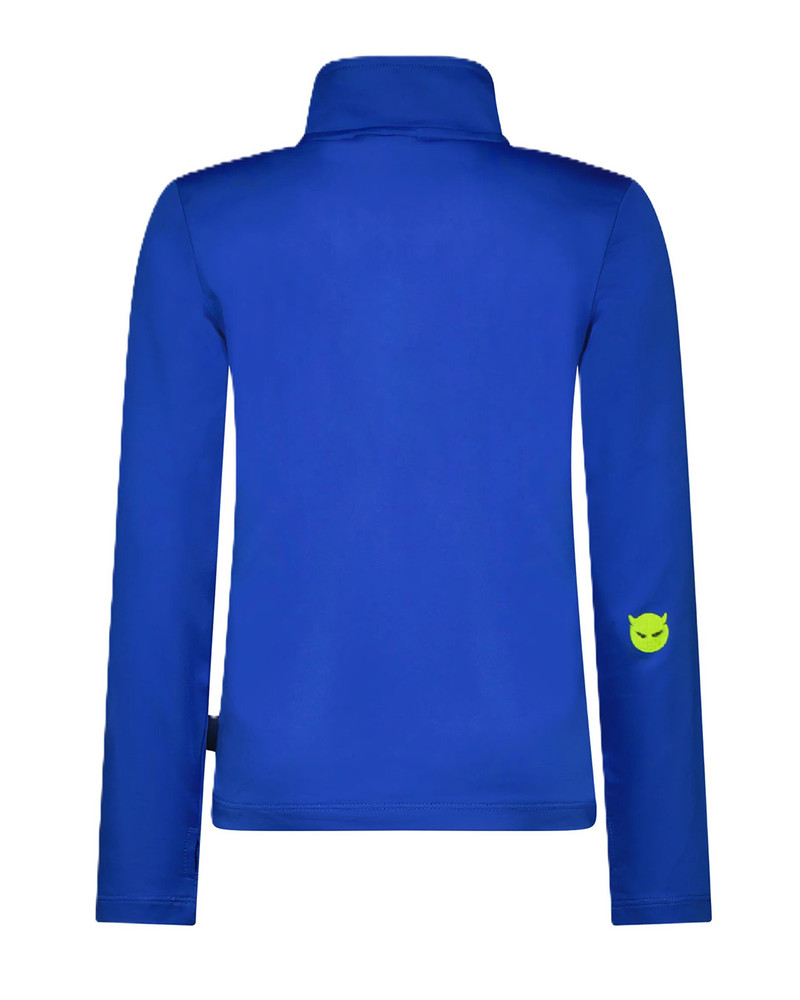 Spurt Ski Pullie Fancy Tape Zipper Blauw Spurt Ski Pullie Fancy Tape Zipper Blauw