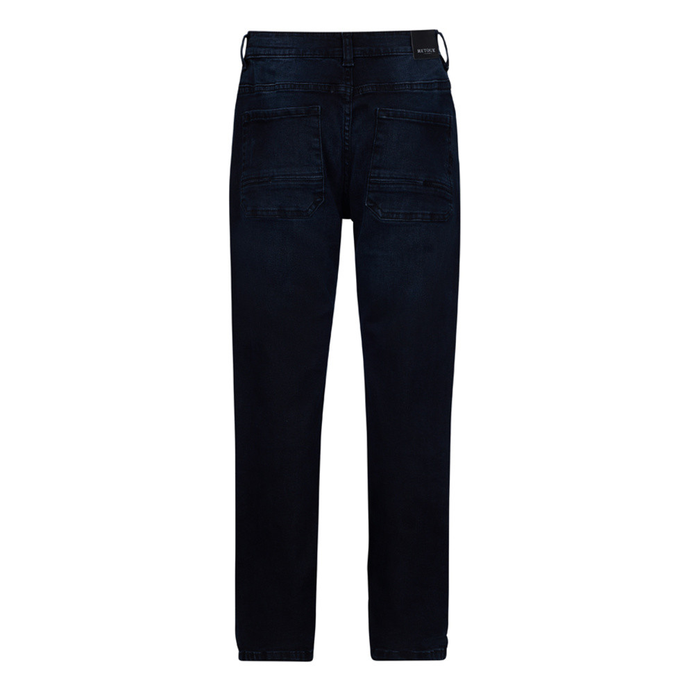 Landon Relaxed Raw Blue Donker Blauw Landon Relaxed Raw Blue Donker Blauw