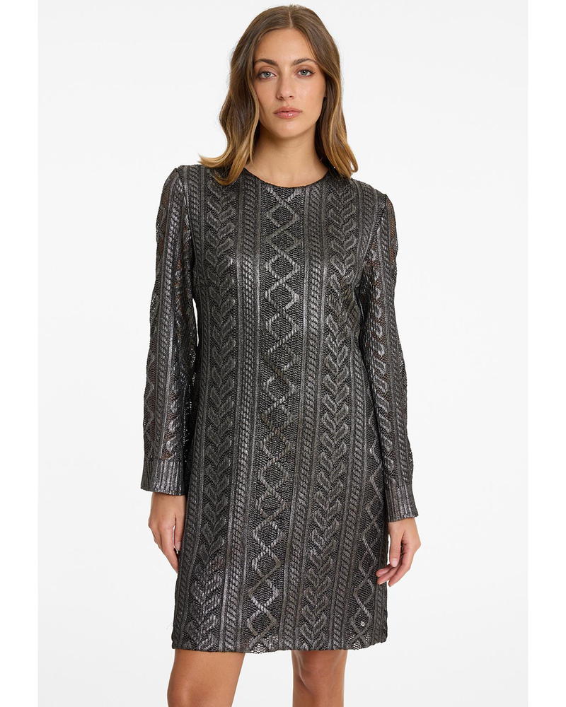 Ablina Knitted Dress Zwart 1 Ablina Knitted Dress Zwart 1