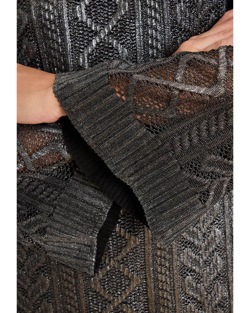 Ablina Knitted Dress Zwart 1 Ablina Knitted Dress Zwart 1